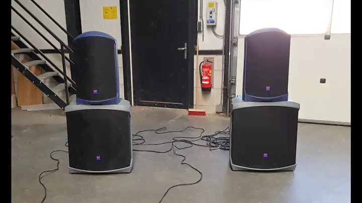 Turbosound impact Plastic speaker set test Amplifier Alto Mistral 2500