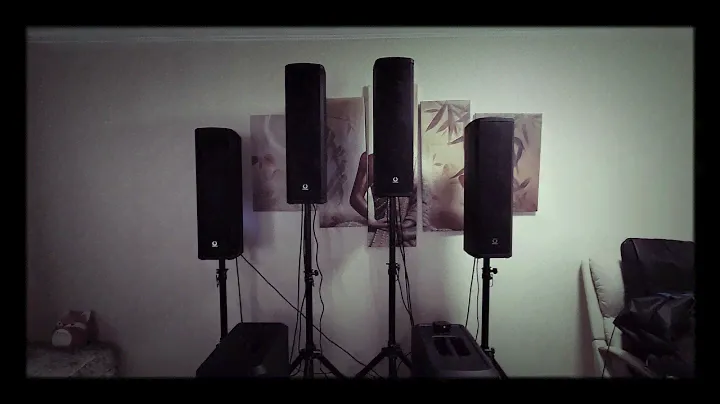 2 Bose Sub2 with 4 Turbosound Ip300 - Sound Demo HQ (Recorded on S21 Ultra)